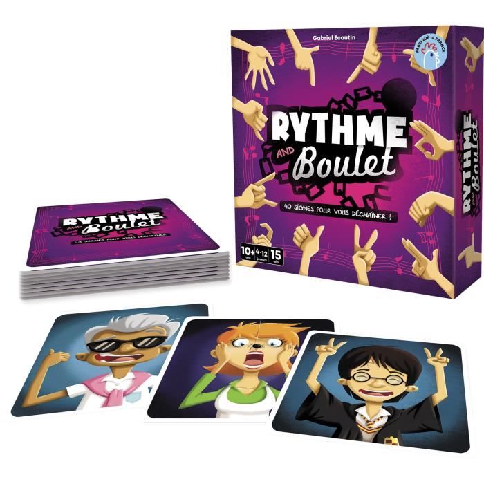 Rythme and Boulet - Asmodee - Sens du rythme observation et ruse seront vos atouts - Des 8 ans