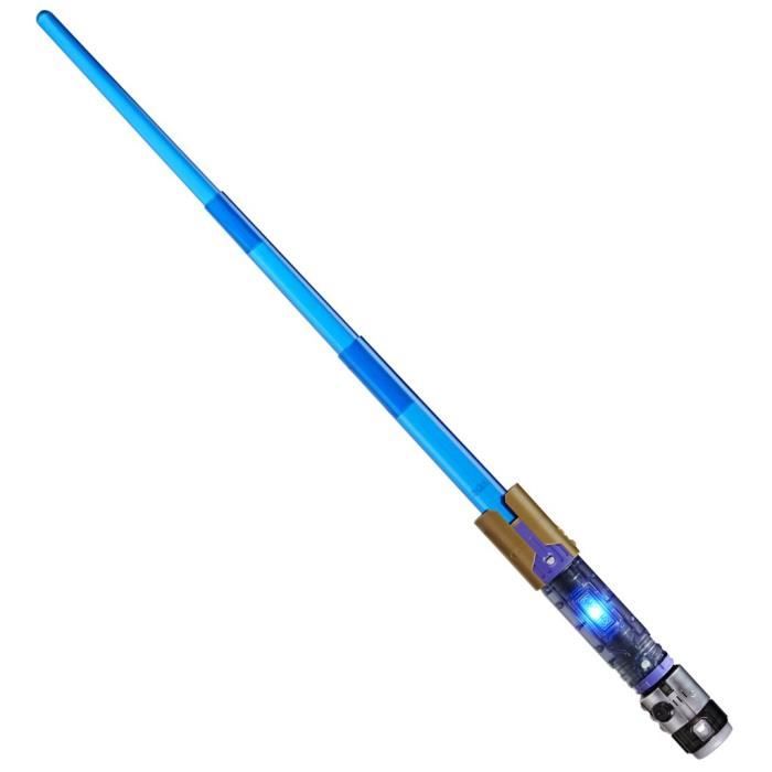 Sabre laser électronique Maître Jedi Sol bleu personnalisable officiel sous licence Star Wars Lightsaber Forge Kyber