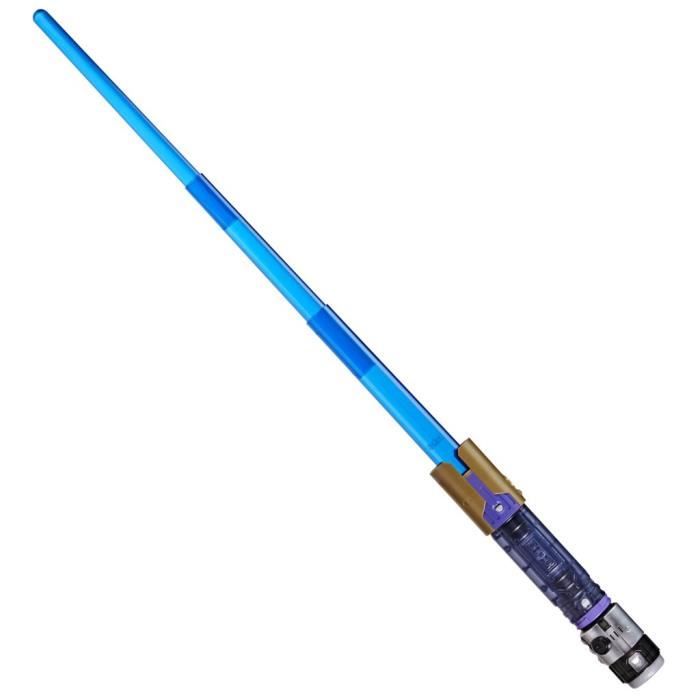 Sabre laser électronique Maître Jedi Sol bleu personnalisable officiel sous licence Star Wars Lightsaber Forge Kyber