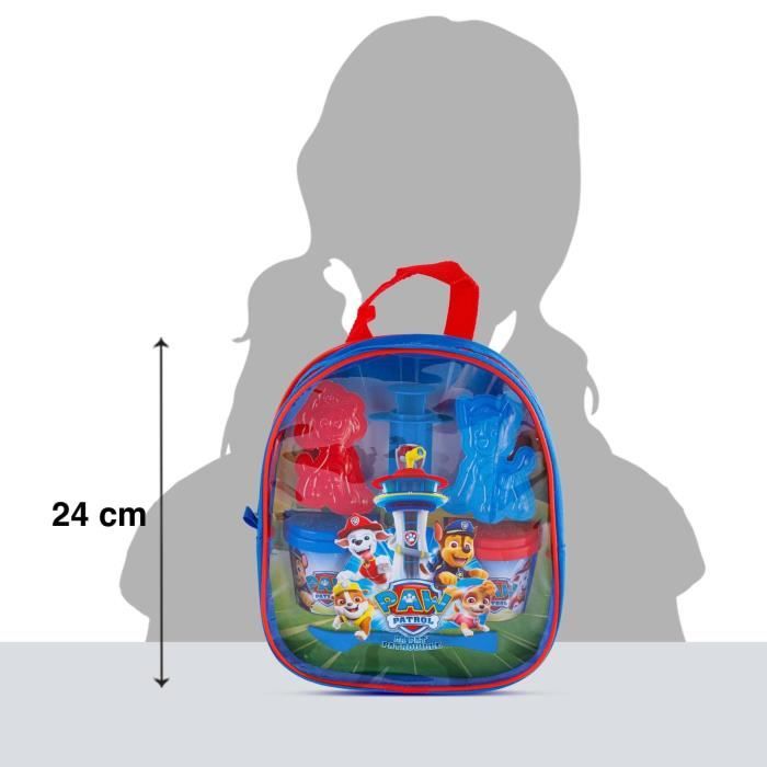 Sac a dos Pat Patrouille garni de pâte a modeler et accessoires - Loisirs Créatifs - Canal Toys