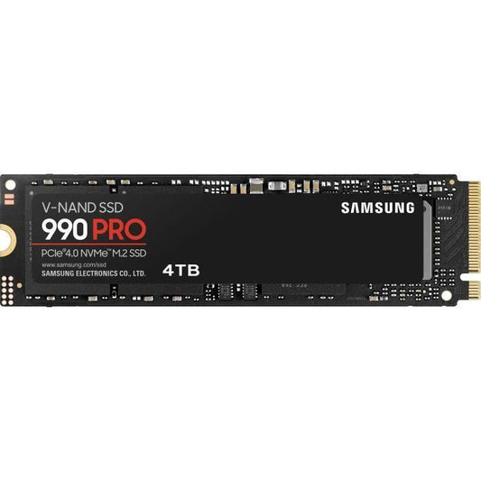 SAMSUNG - 990 PRO - Disque SSD Interne - 4 To - PCIe 4.0 - NVMe 2.0 - M2 2280 - Jusqu'a 7450 Mo/s (MZ - V9P4T0BW) - Paloma Tech