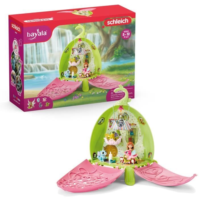 SCHLEICH - 42520 BAYALA Marween et son jardin d’enfants animal- Coffret Magique et Féérique avec des Figurines