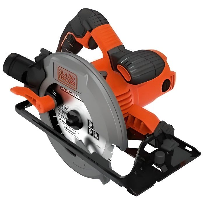 Scie circulaire filaire BLACK + DECKER CS1550-QS - Profondeur de coupe 66 mm