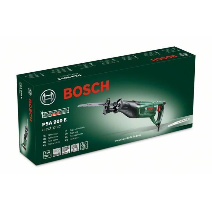 Scie sabre Bosch - PSA 900 E - 900 W - 200 mm de profondeur de coupe