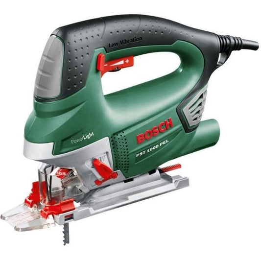 Scie sauteuse BOSCH PST 1000 PEL - 650 W - Profondeur de coupe 100 mm - Vert - Electrique