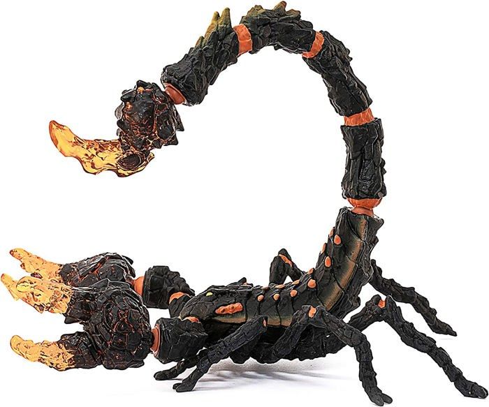 Scorpion de lave figurine fantastique avec pieces mobiles et rotatives jouet monstre pour enfants des 7 ans - schleich