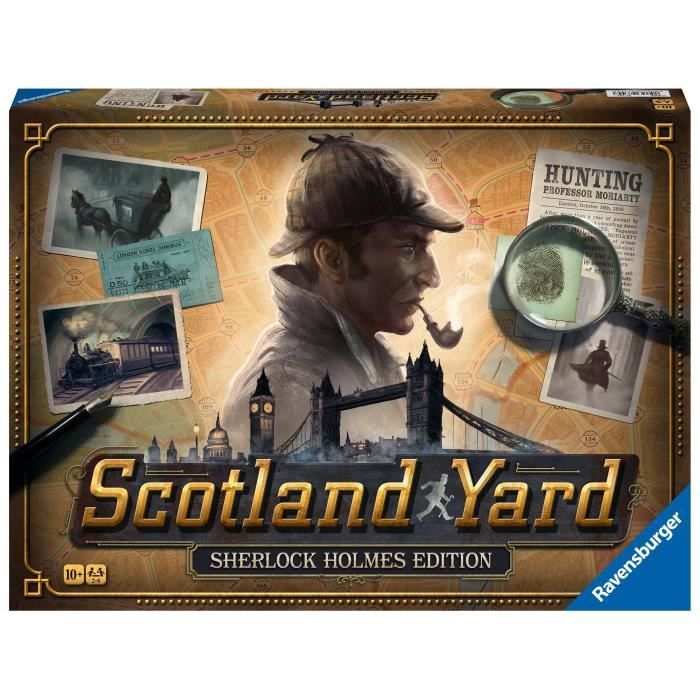 Scotland Yard Sherlock Holmes Jeu de stratégie famille des 10 ans 27344 Ravensburger