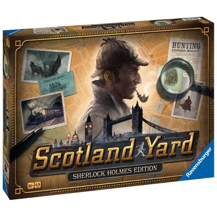 Scotland Yard Sherlock Holmes Jeu de stratégie famille des 10 ans 27344 Ravensburger