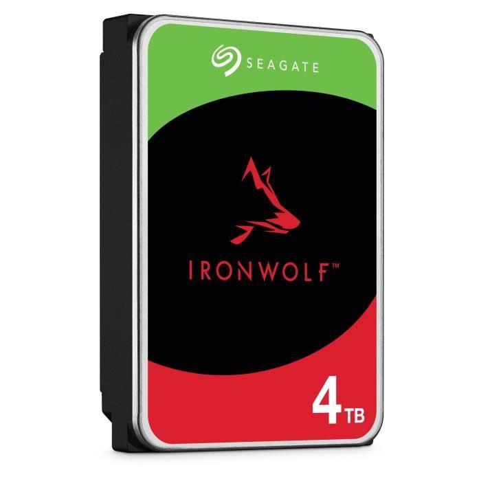 SEAGATE - Disque dur Interne - NAS IronWolf - 4To - 3.5 - 5400 tr/min (ST4000VN006) - Paloma Tech