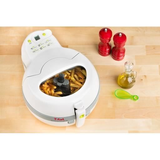 SEB ActiFry Original Friteuse sans huile Cuve amovible 1 kg 3 % de matiere grasse Cuisson saine Air Fryer Blanche