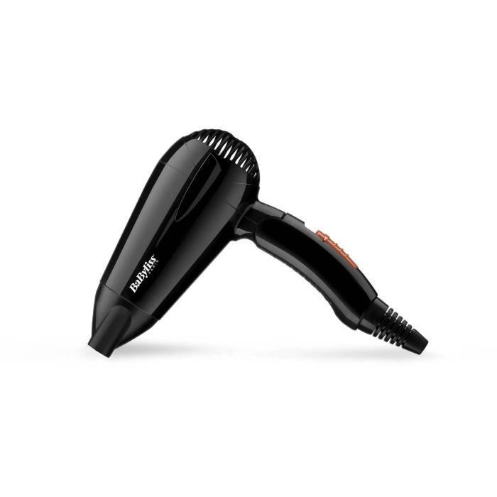 Seche-cheveux - BaByliss - 5344E Travel Dry 2000 - Compact Léger avec poignée pliable