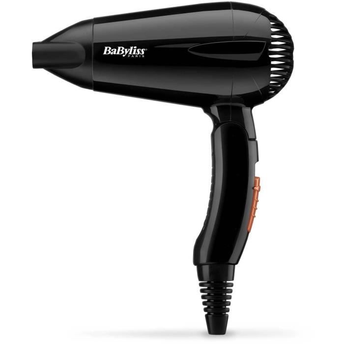 Seche-cheveux - BaByliss - 5344E Travel Dry 2000 - Compact Léger avec poignée pliable