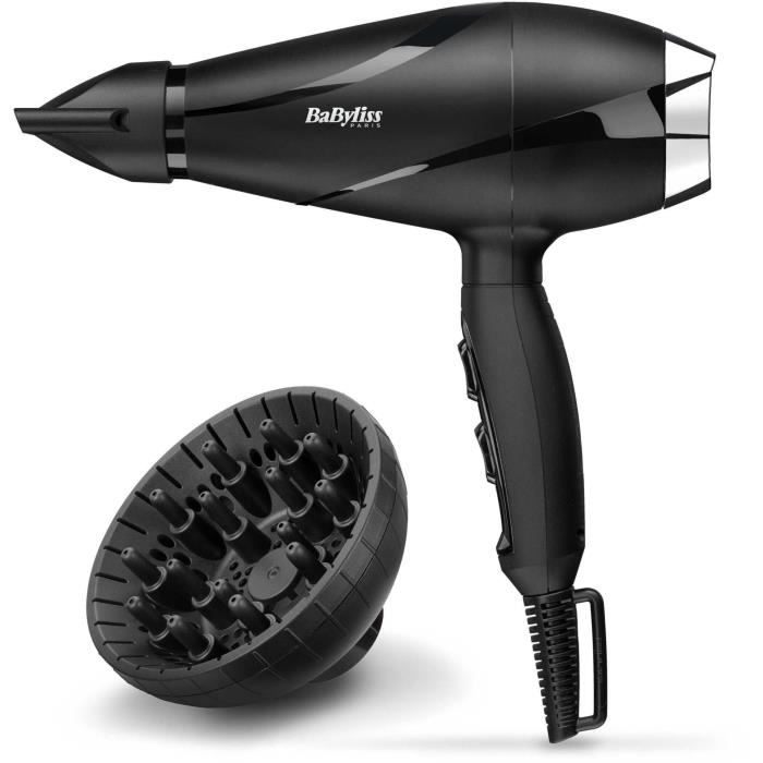 Seche-cheveux - BaByliss - 6713DE Shine Pro 2200 - Moteur AC - Fabriqué en Italie