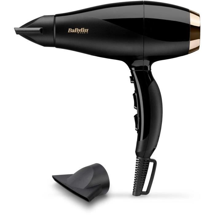 Seche-cheveux - BaByliss - 6714E Super Pro 2300 - Moteur AC - Fabriqué en Italie