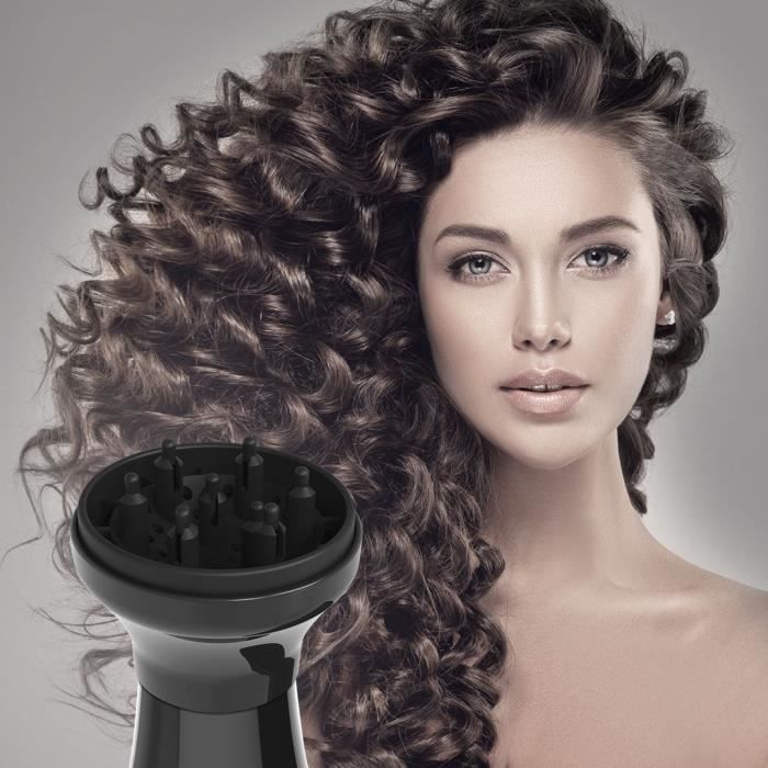 Seche-cheveux de voyage - WAHL - TRAVEL HAIR DRYER - 1000 W - 2 vitesses - Noir