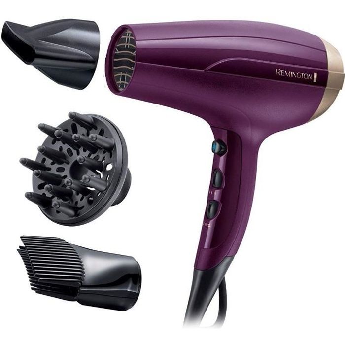 Seche-Cheveux Ionique REMINGTON D5219 - Anti-Frisottis 3 Températures 2 Vitesses 2300W