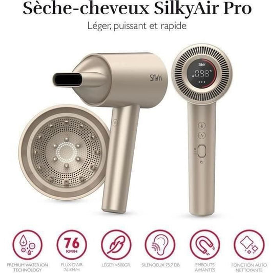 Seche-cheveux moteur numérique SILK’N SilkyAir pro - 3 vitesses - 6 températures