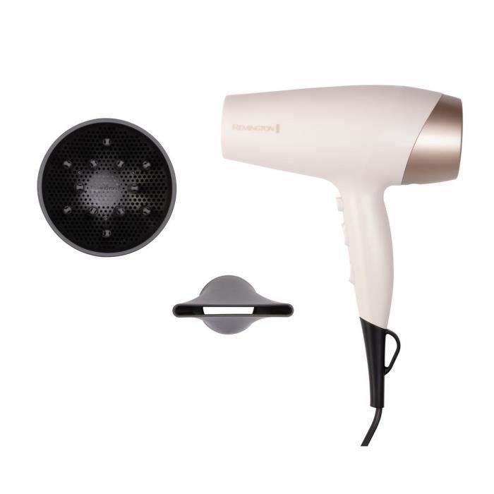 Seche-cheveux REMINGTON Shea Soft D4740 - 2200W - 3 températures - huile de karité