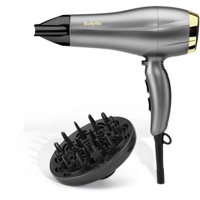 Seche-cheveux Titanium Gold 2300 - BABYLISS - 5513TE - 2300 W - 3 températures / 2 vitesses