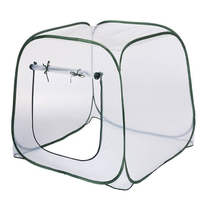 Serre de jardin Pop-Up - NATURE - 100x100x100 cm - PE transparent - Protection anti-UV NATURE