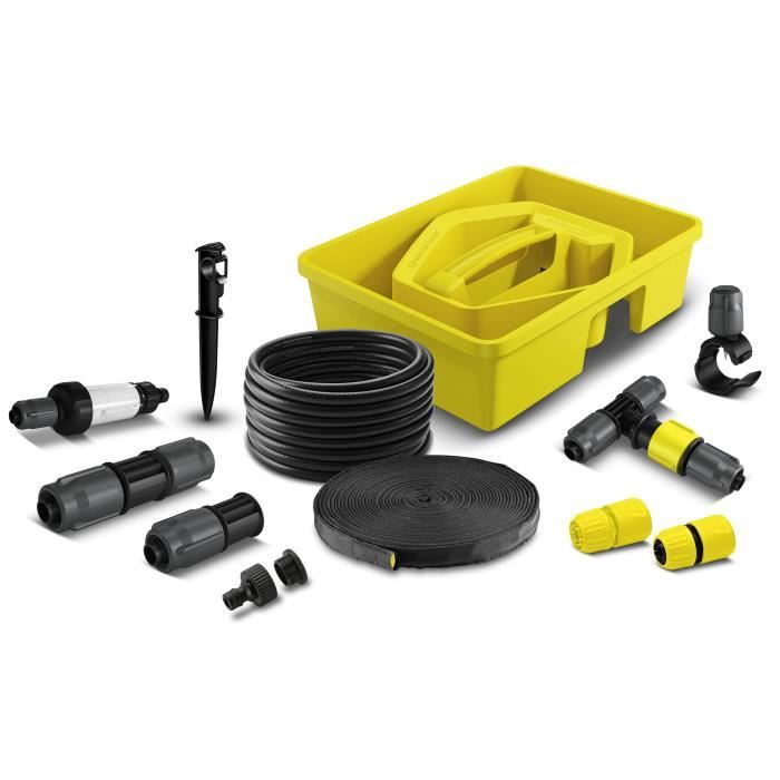 Set complet d'arrosage KÄRCHER - Rain Box avec tuyau micro-poreux et goutteur KARCHER