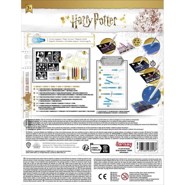 Set d’Activités Harry Potter - Blopens effaçables - Lansay