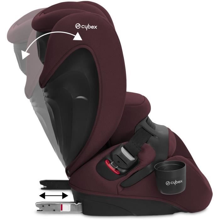 Siege auto CYBEX PALLAS B2 I-SIZE - Des 15 mois jusqu’a 12 ans - Rumba Red et dark red