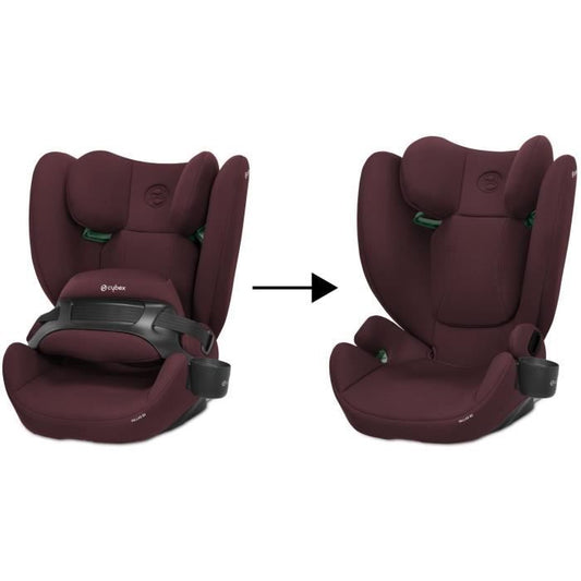 Siege auto CYBEX PALLAS B2 I-SIZE - Des 15 mois jusqu’a 12 ans - Rumba Red et dark red