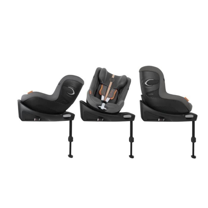 Siege auto CYBEX SIRONA Gi i-Size PLUS- Groupe 0 + /1 - Rotation 360° - Harnais 3 points - Face et dos route - Lava Grey