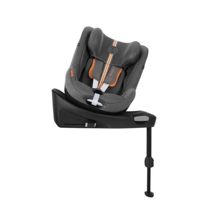 Siege auto CYBEX SIRONA Gi i-Size PLUS- Groupe 0 + /1 - Rotation 360° - Harnais 3 points - Face et dos route - Lava Grey