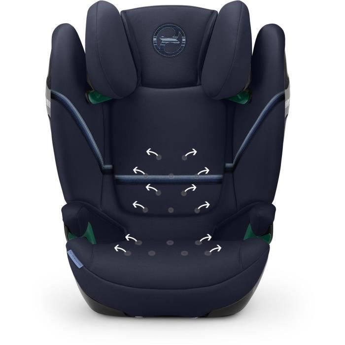 Siege auto isofix CYBEX SOLUTION S2 i-Fix - Groupe 2/3 - Ceinture de sécurité - Face route - Ocean Blue