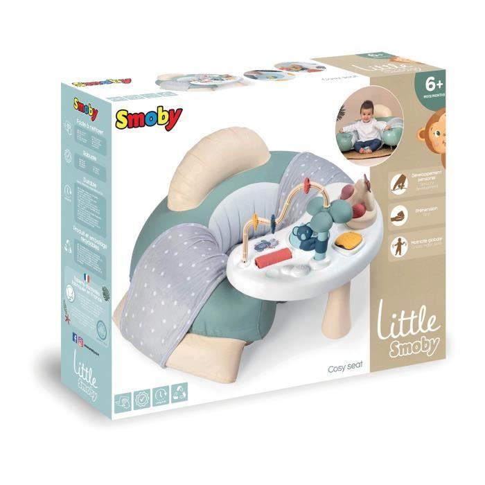 Siege bébé Little Smoby Cosy Seat - Vert - Avec tablette d'éveil - Des 6 mois - Paloma Tech