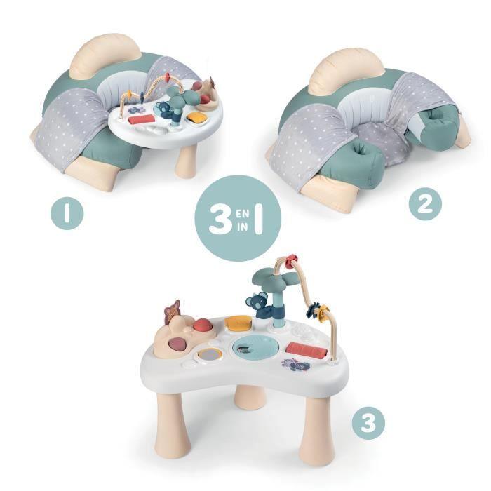 Siege bébé Little Smoby Cosy Seat - Vert - Avec tablette d'éveil - Des 6 mois - Paloma Tech