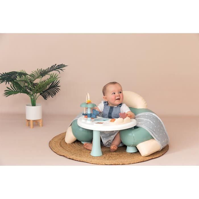 Siege bébé Little Smoby Cosy Seat - Vert - Avec tablette d'éveil - Des 6 mois - Paloma Tech