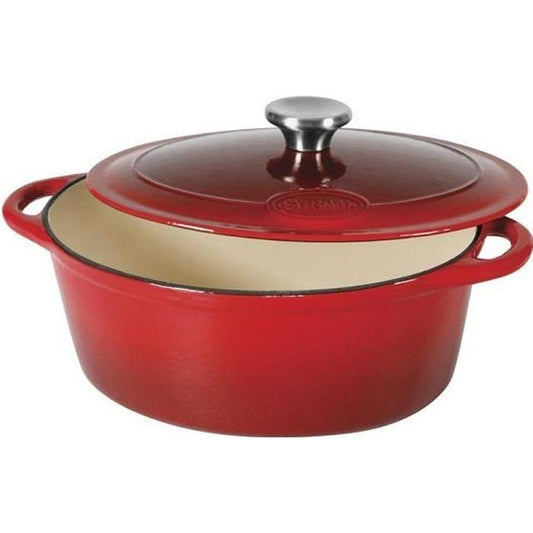 SITRAM SITRASLOW Cocotte ovale en fonte d'acier émaillée - L36 cm - 9L - Paloma Tech