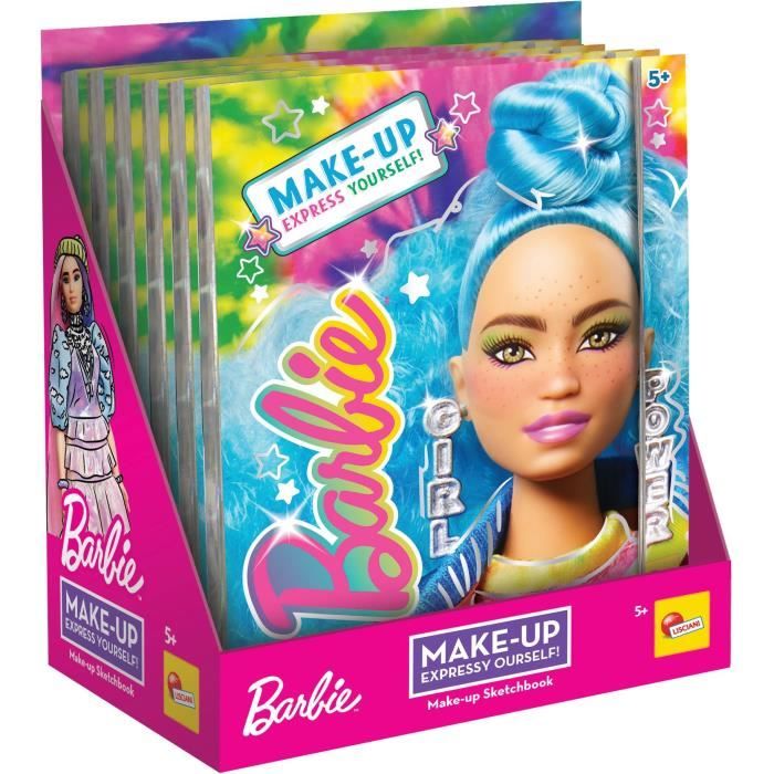 Sketchbook - Barbie Sketch Book Make Up - Lisciani - Pour Apprendre et Se Maquiller