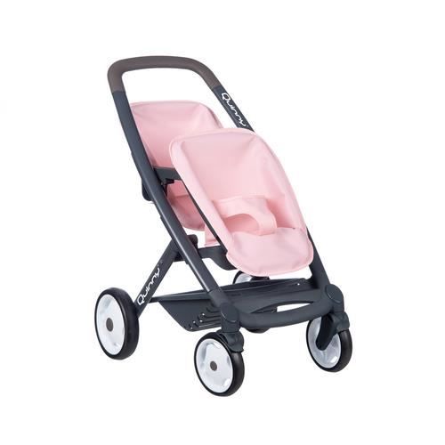 Smoby - Maxi Cosi - Pousette jumeaux - Poupée 42 cm Maximum - Rose - Des 3ans