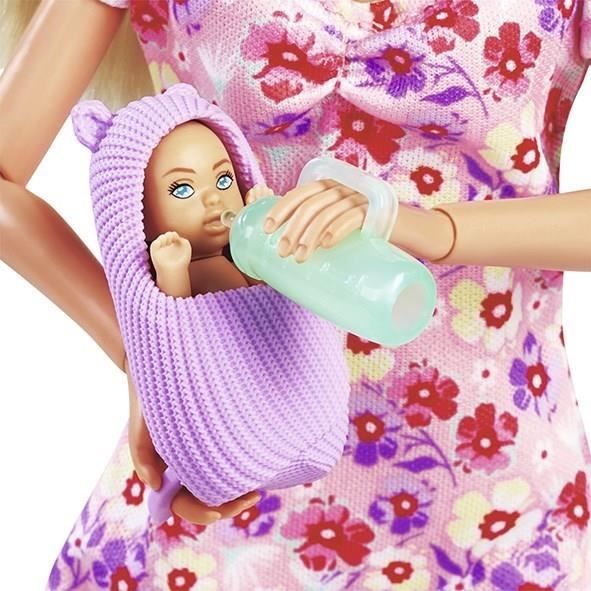 Smoby - Steffi Love - Future Maman - Poupée mannequin enceinte (29cm) - Accesoires pour bébé - Bouton