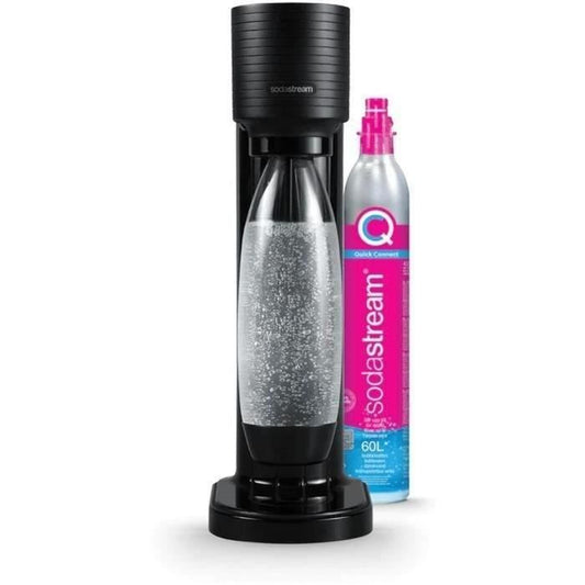 SodaStream GAIA Machine a Eau Pétillante - Pack 1 Bouteille 1L Compatible Lave-Vaisselle + 1 Recharge de Gaz 60L