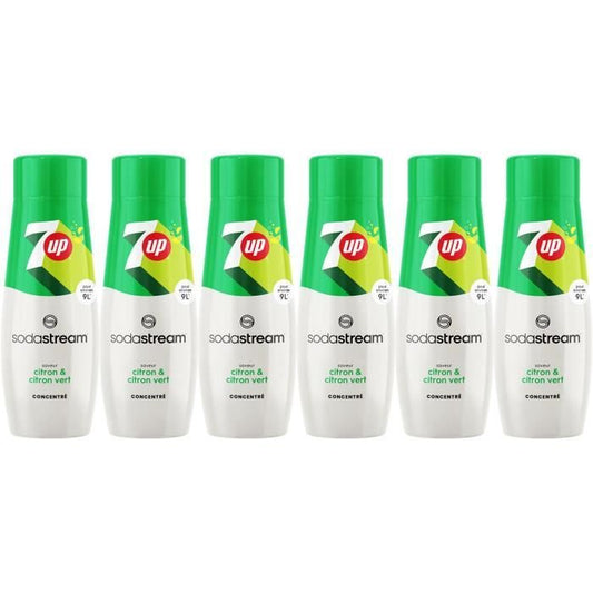 Sodastream - Lot de 6 concentrés 7UP - 440ml