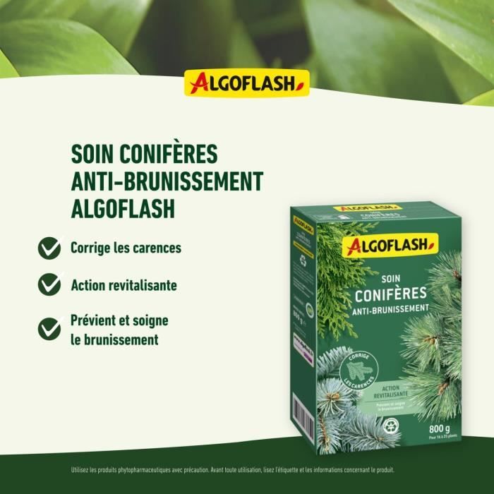 Soin Coniferes anti-brunissement - ALGOFLASH NATURASOL NATURASOL - 800g ALGOFLASH NATURASOL