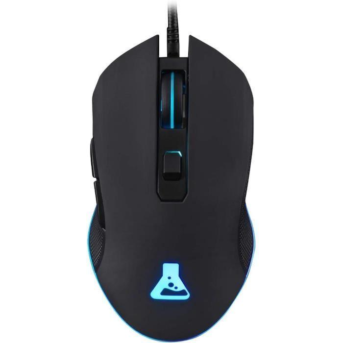 Souris Gamer Filaire - The G-Lab - KULT HELIUM - RGB - 3200 DPI - 6 Boutons - Noir THE G-LAB