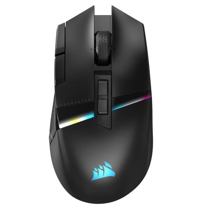 Souris Gaming - Sans fil - CORSAIR - DARKSTAR RGB Wireless - 15 boutons programmables - Capteur Optique - Noir - (CH - 931A011 - EU) - Paloma Tech