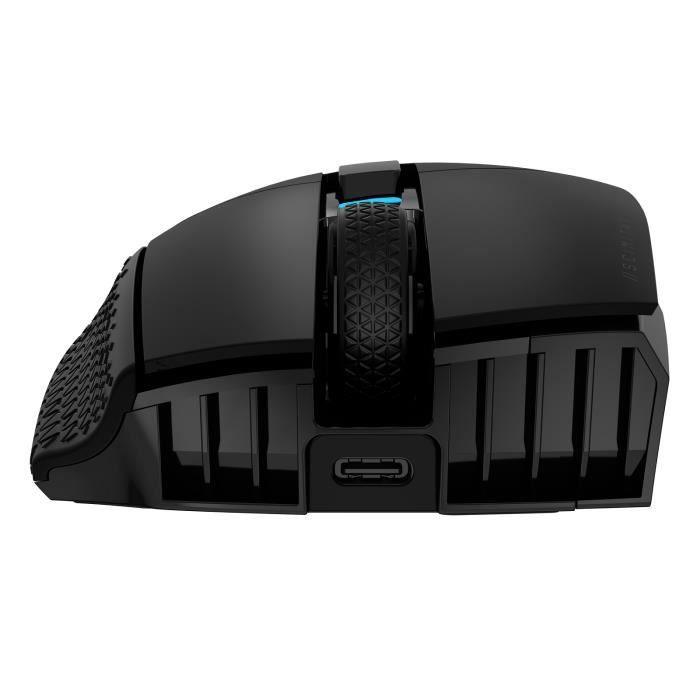 Souris Gaming - Sans fil - CORSAIR - SCIMITAR ELITE RGB Wireless - 16 boutons programmables - Autonomie 150h - Noir (CH - 9314311 - EU) - Paloma Tech