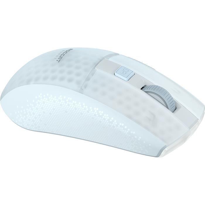 Souris Gaming - Sans Fil - ROCCAT - Burst Pro Air White - Blanc - Paloma Tech