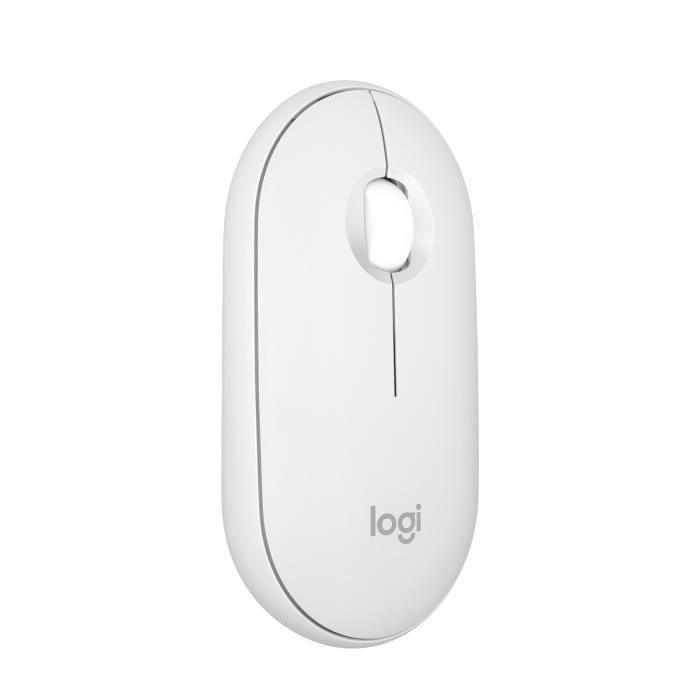 LOGITECH - Souris sans fil - Pebble Mouse 2 M350s - Blanc - (910 - 007013) - Paloma Tech