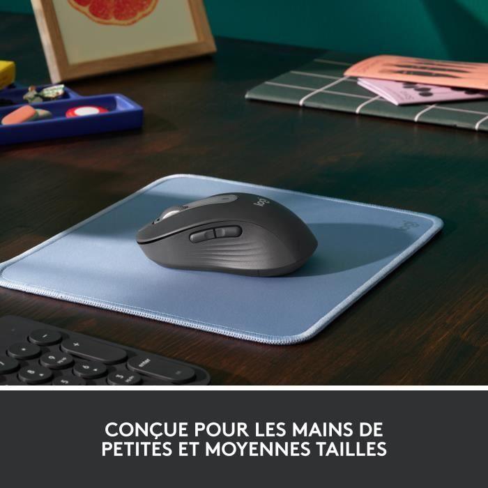 Souris Logitech Sans Fil  Signature M650 Silencieuse, Bluetooth - Gris graphite LOGITECH