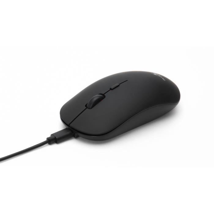 Souris Sans Fil - BLUESTORK - OFFICE 100 - 2.4G + Bluetooth - Rechargeable - PC/MAC - Noir BLUESTORK