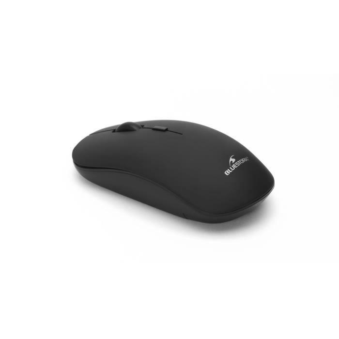 Souris Sans Fil - BLUESTORK - OFFICE 100 - 2.4G + Bluetooth - Rechargeable - PC/MAC - Noir BLUESTORK