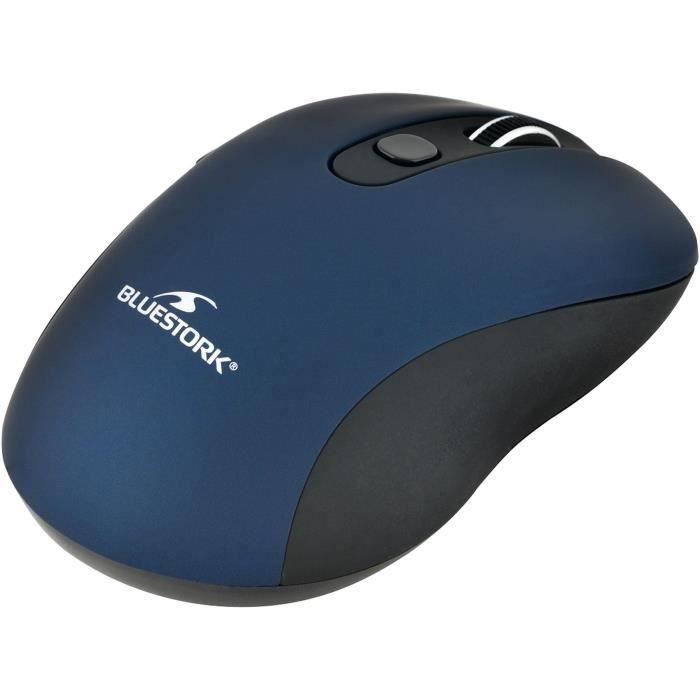 BLUESTORK - Souris Sans Fil - 2,4 GHz - 6 boutons - Bleu - Paloma Tech